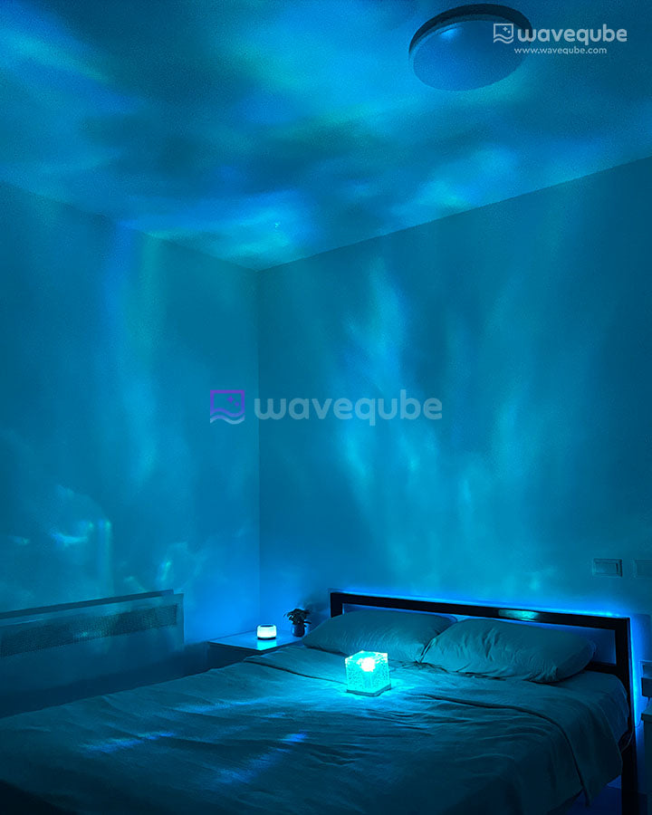 WaveQube - The Original Wave Lamp - Blue