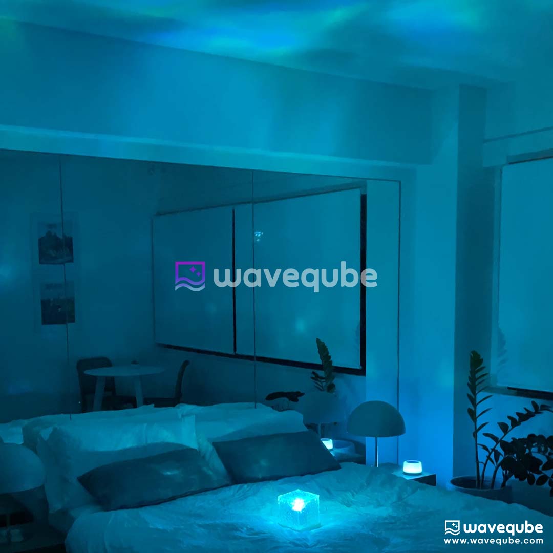 WaveQube - wave lamp blue light 2 underwater ocean sea