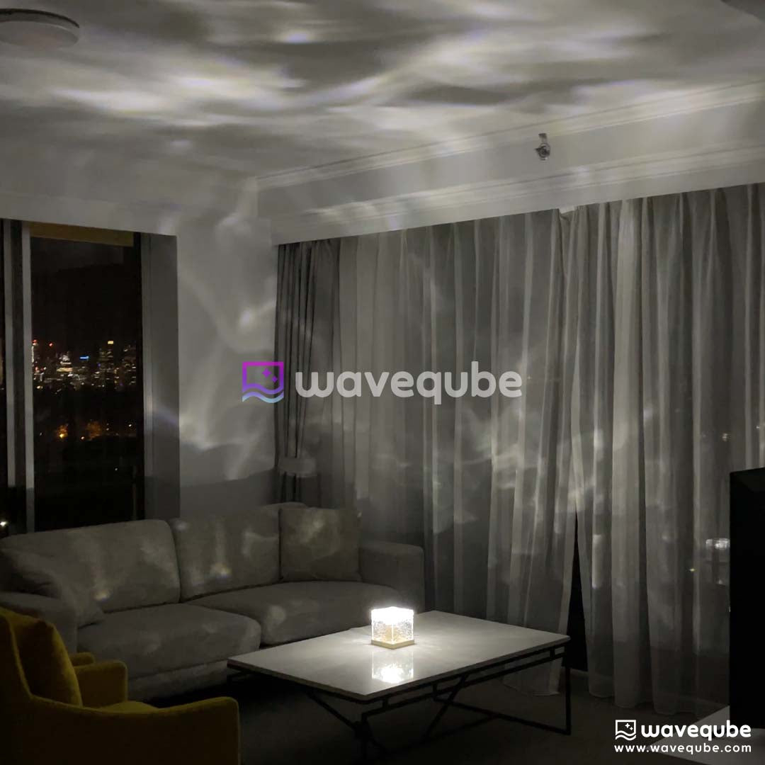 WaveQube - wave lamp white light 3 storm effect